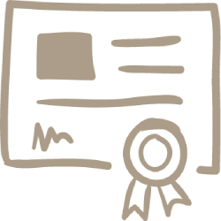 education-certificate-hand-drawn-document